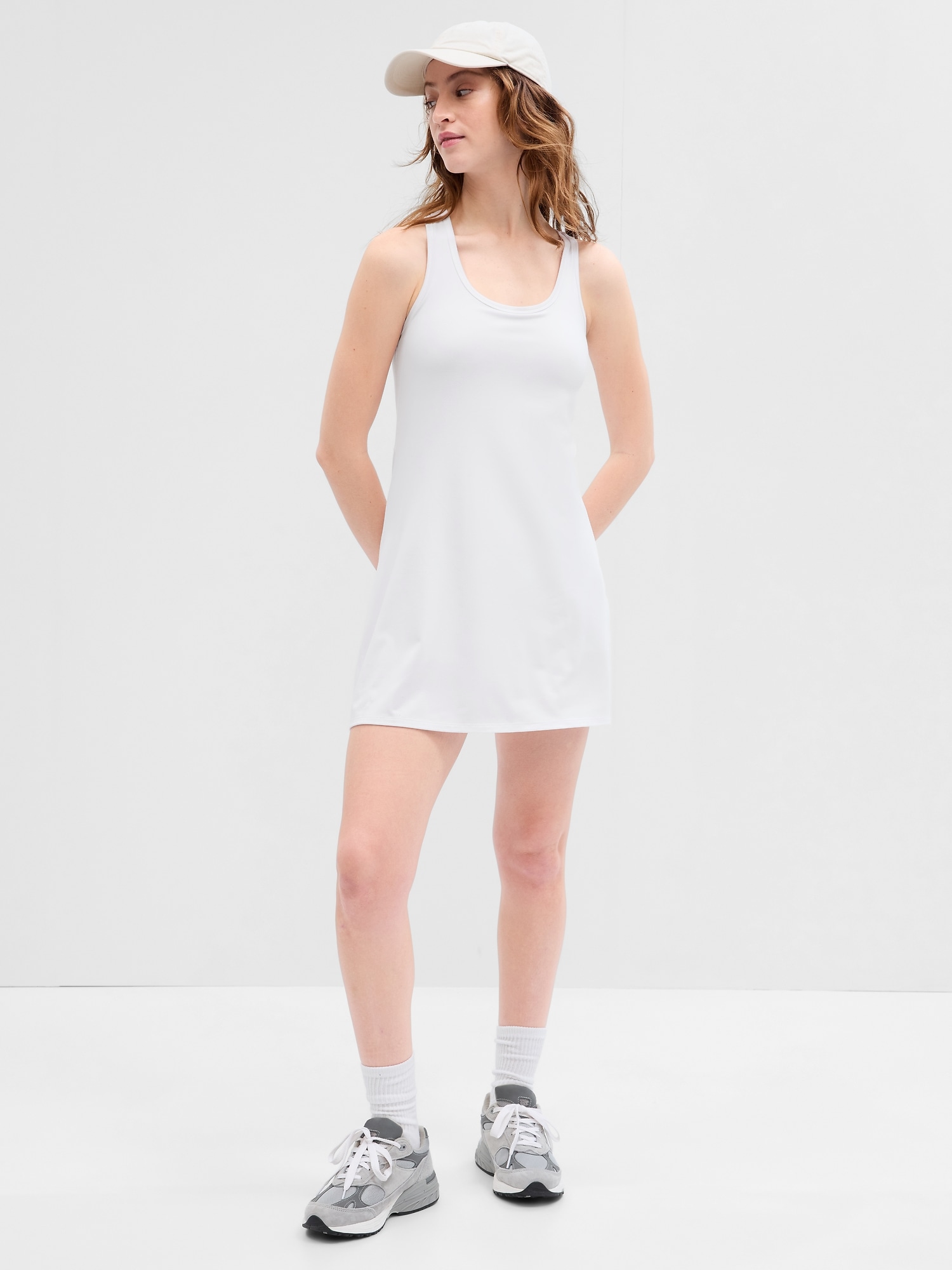 GapFit Brushed Jersey Dress