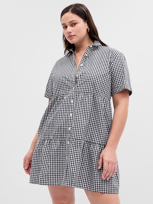 Image number 3 showing, Tiered Shirtdress