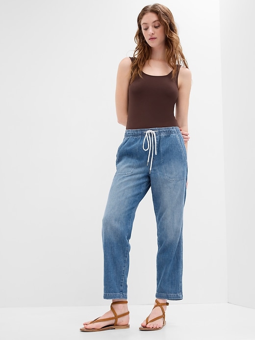 Image number 1 showing, Mid Rise Easy Jeans