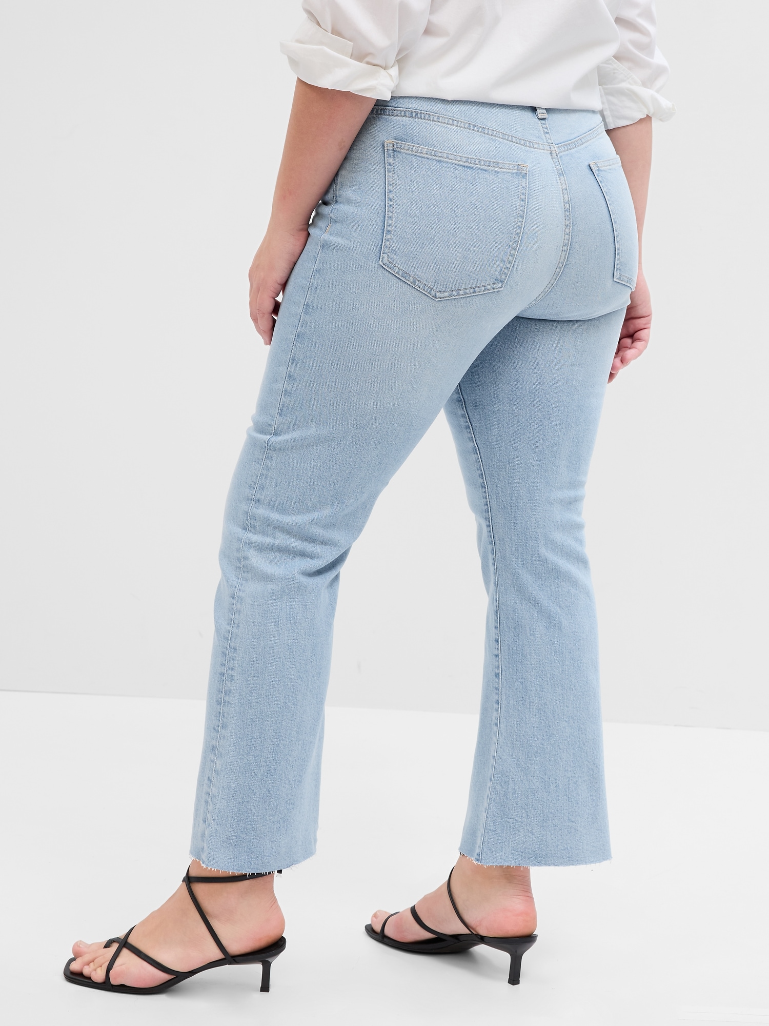 Mid Rise Kick Fit Jeans Gap Factory