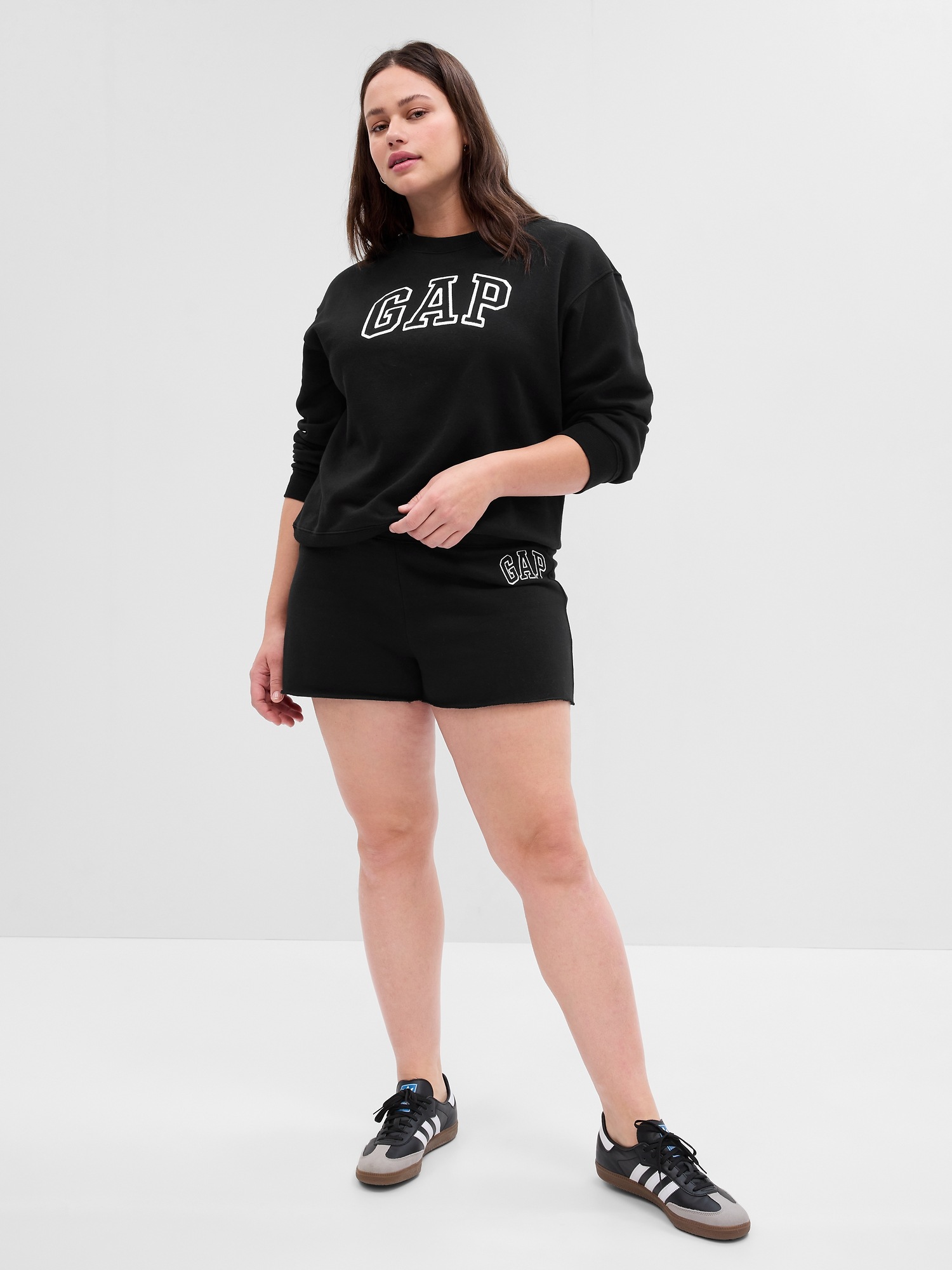 Pantalon De Jogging Gap Femme – Survêtement En Polaire Douce Avec Logo Brodé