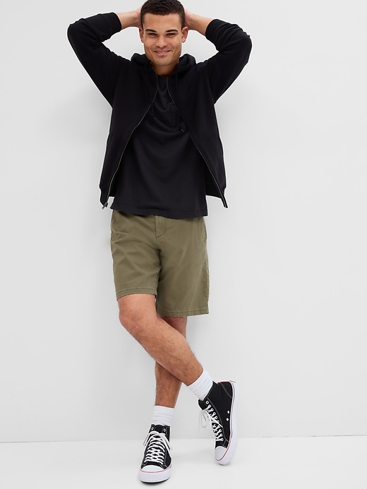 Image number 1 showing, 10" Essential Khaki Shorts