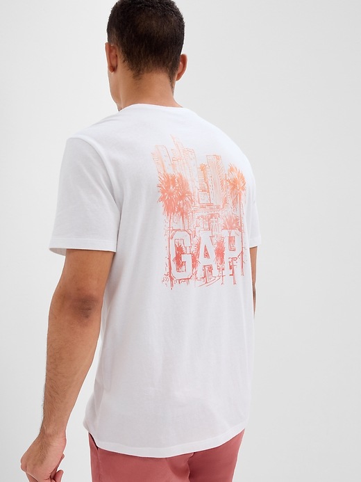 View large product image 2 of 2. Gap Logo Graphic T-Shirt