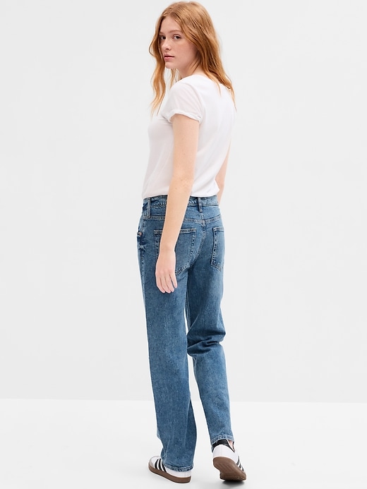 Mid Rise '90s Loose Jeans with Washwell | Gap Factory