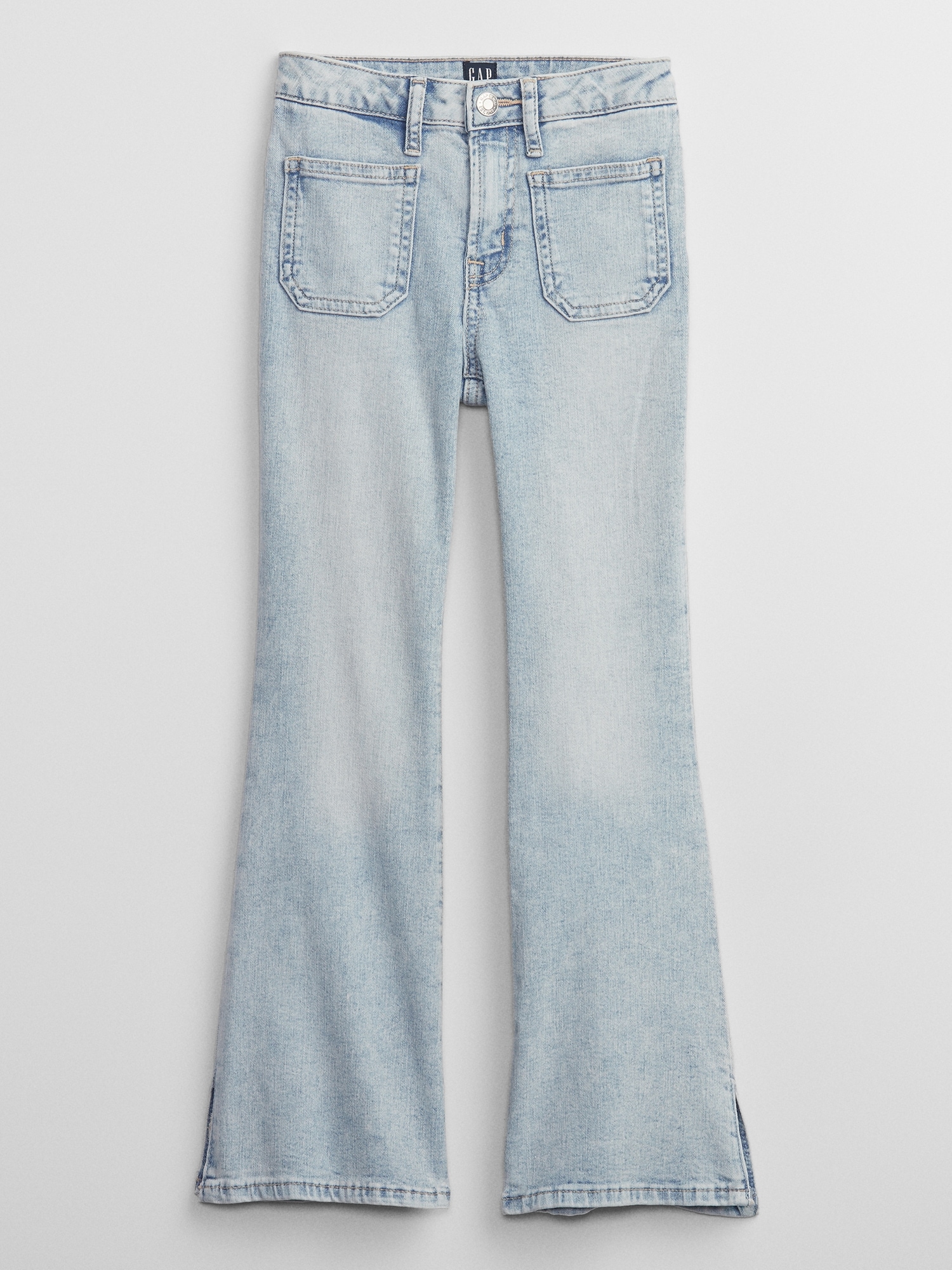 Kids High Rise '70s Flare Jeans with Washwell