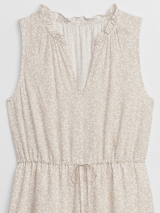 gap sleeveless splitneck mini dress Sleeveless Splitneck Mini Dress