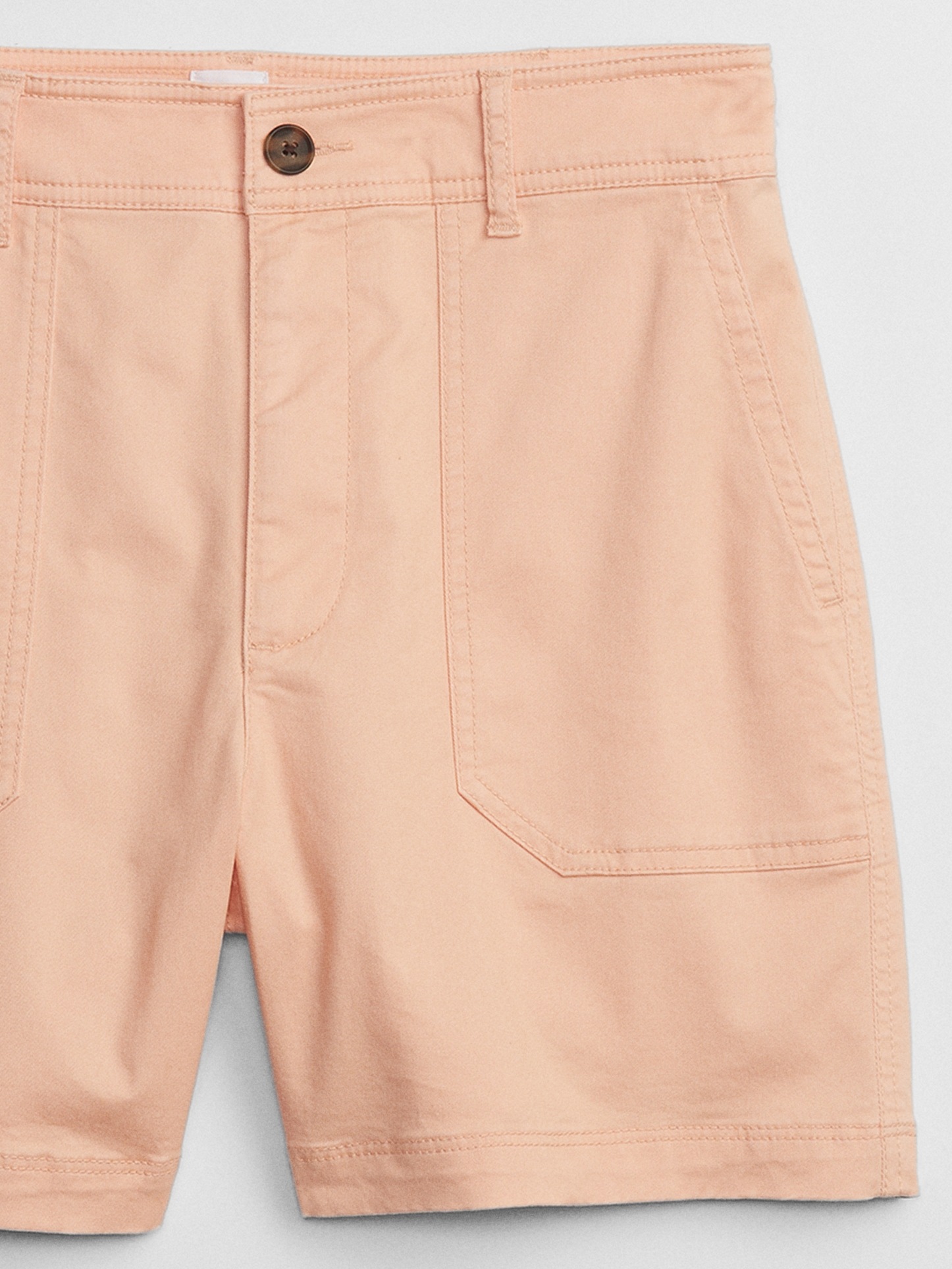 5" Mid Rise Girlfriend Khaki Shorts Gap Factory