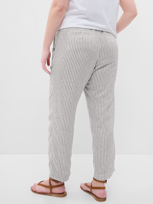 Image number 4 showing, Linen Stripe Easy Pants