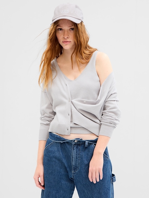 Image number 1 showing, Sweater Tank Top