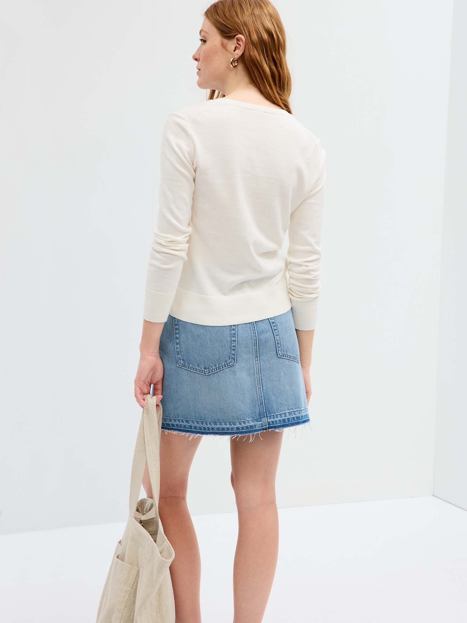 Crewneck Cardigan Gap Factory