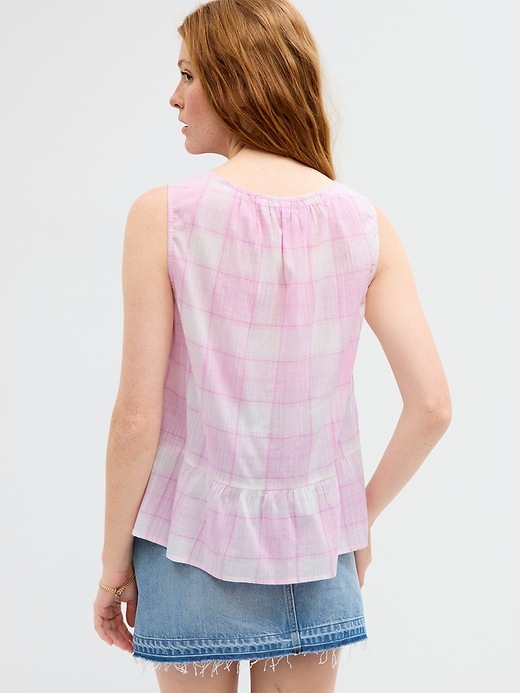 Image number 3 showing, Splitneck Peplum Top