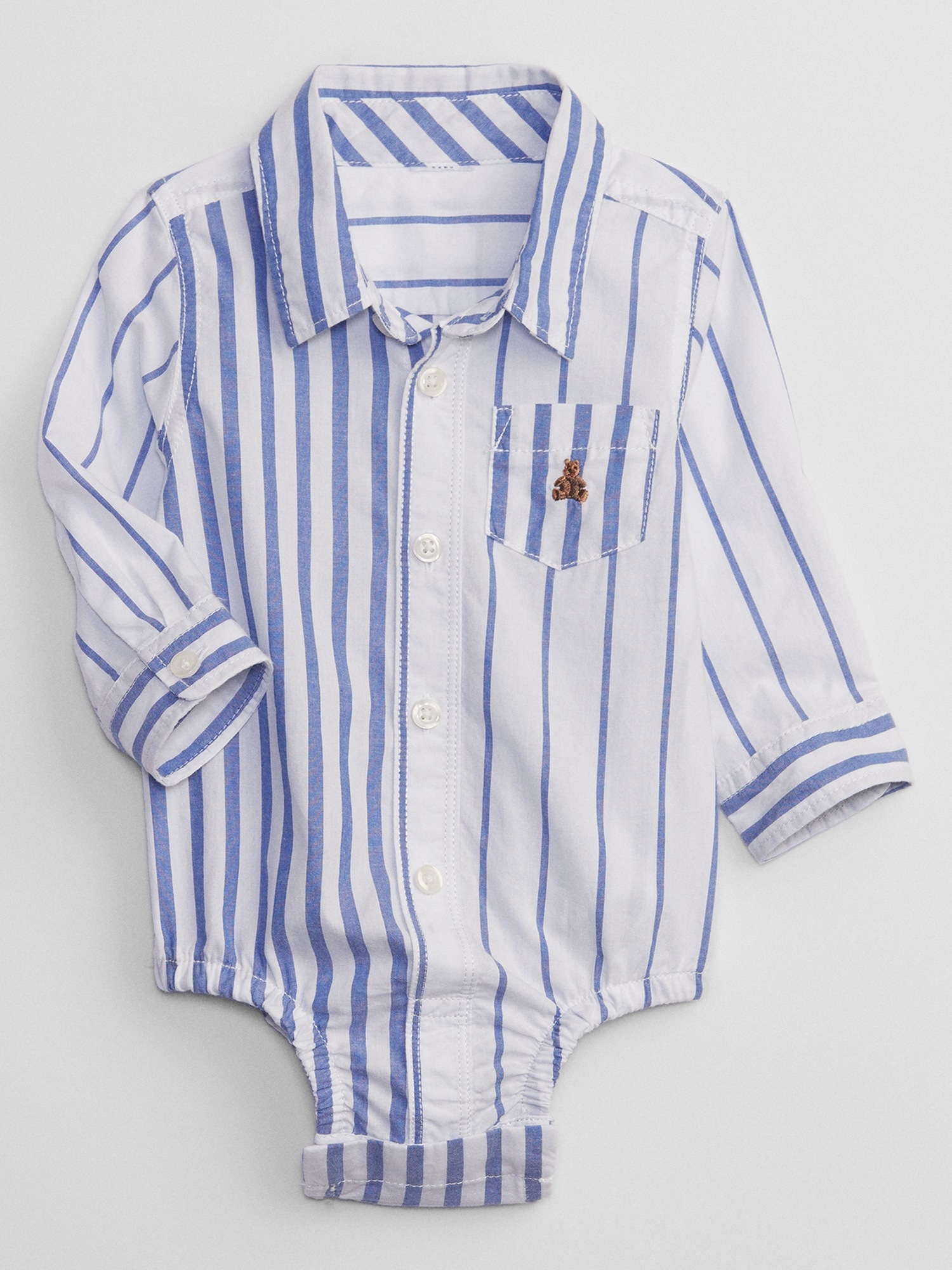 Baby Poplin Bodysuit Gap Factory
