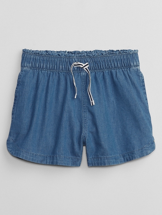 Image number 10 showing, Kids Chambray Pull-On Shorts
