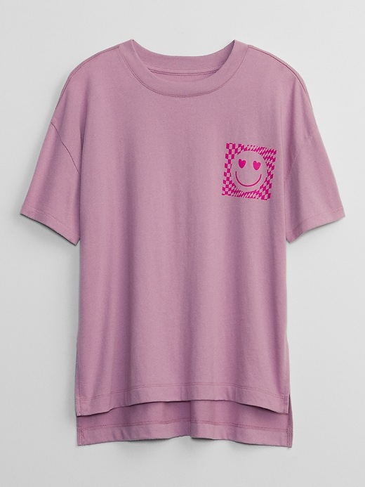 View large product image 1 of 2. Kids Oversized Graphic T-Shirt