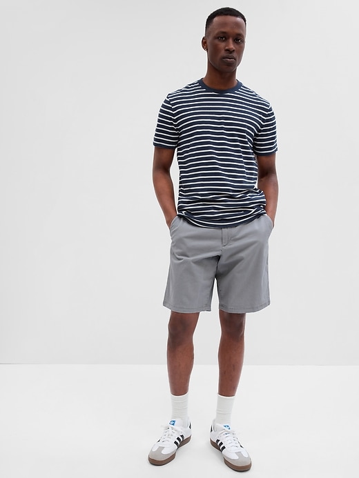 Image number 1 showing, 10" Essential Khaki Shorts