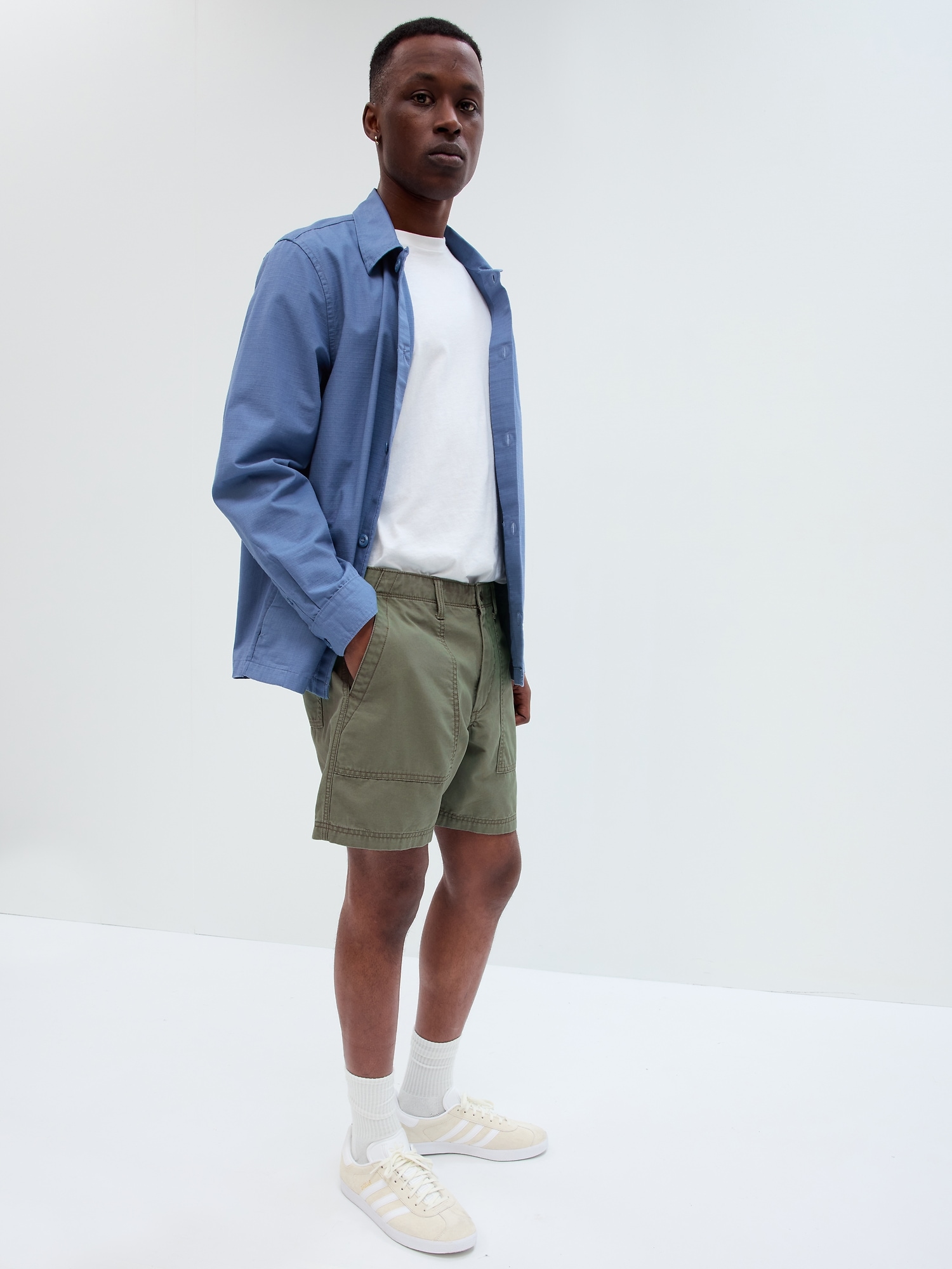 7" Canvas Utility Shorts Gap Factory