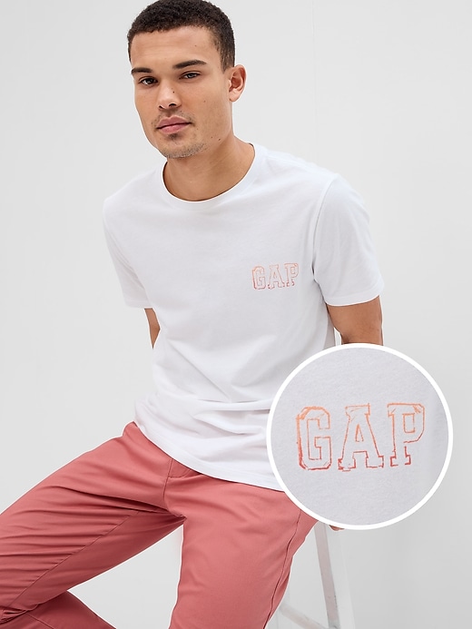 View large product image 1 of 2. Gap Logo Graphic T-Shirt