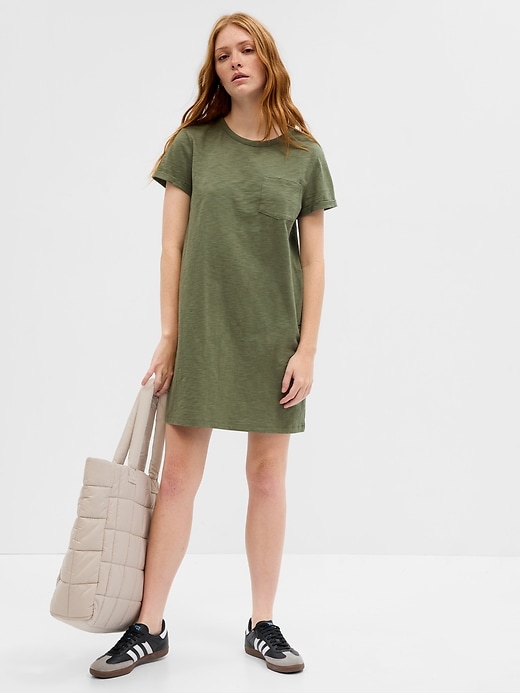 Image number 1 showing, Pocket T-Shirt Dress