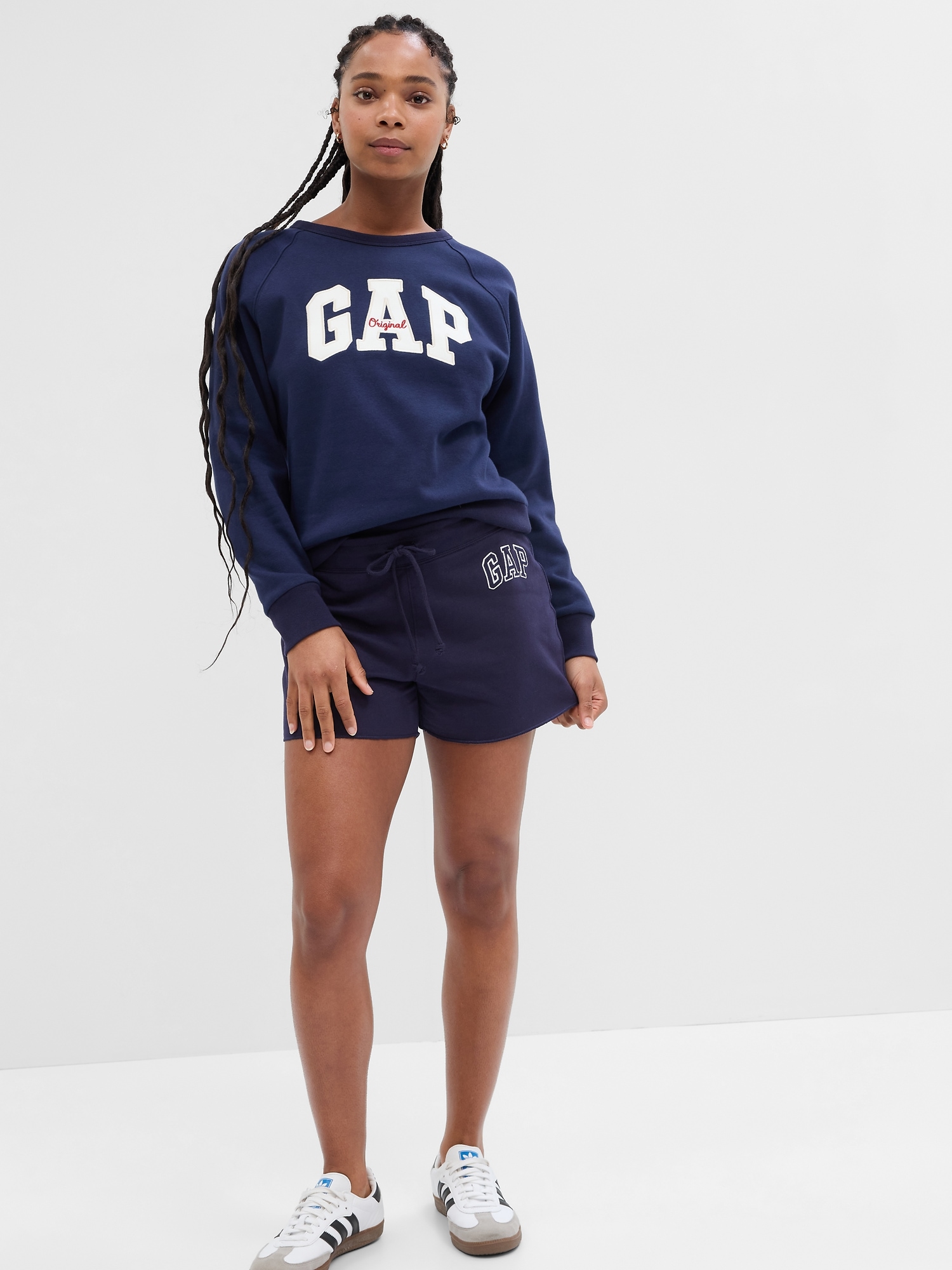 Gap Logo Fleece Shorts Gap Factory