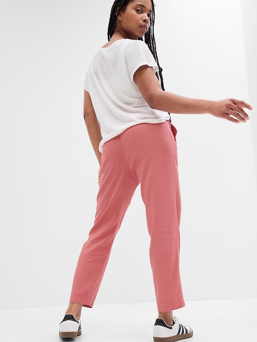 Image number 2 showing, Linen Easy Pants with Washwell