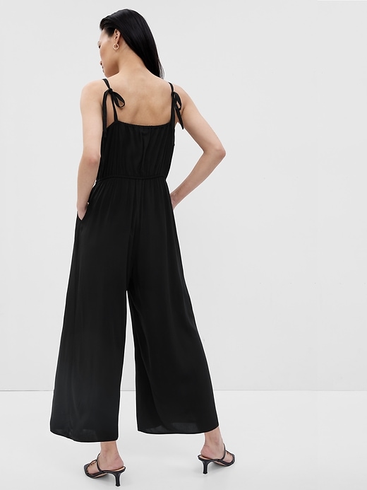 View large product image 2 of 2. Wide-Leg Cami Jumpsuit