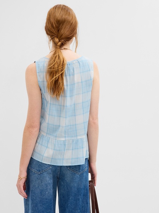 Image number 8 showing, Splitneck Peplum Top
