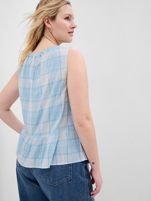 Image number 4 showing, Splitneck Peplum Top