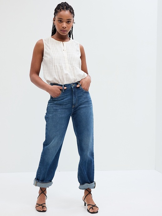 Image number 5 showing, Sleeveless Pintuck Top