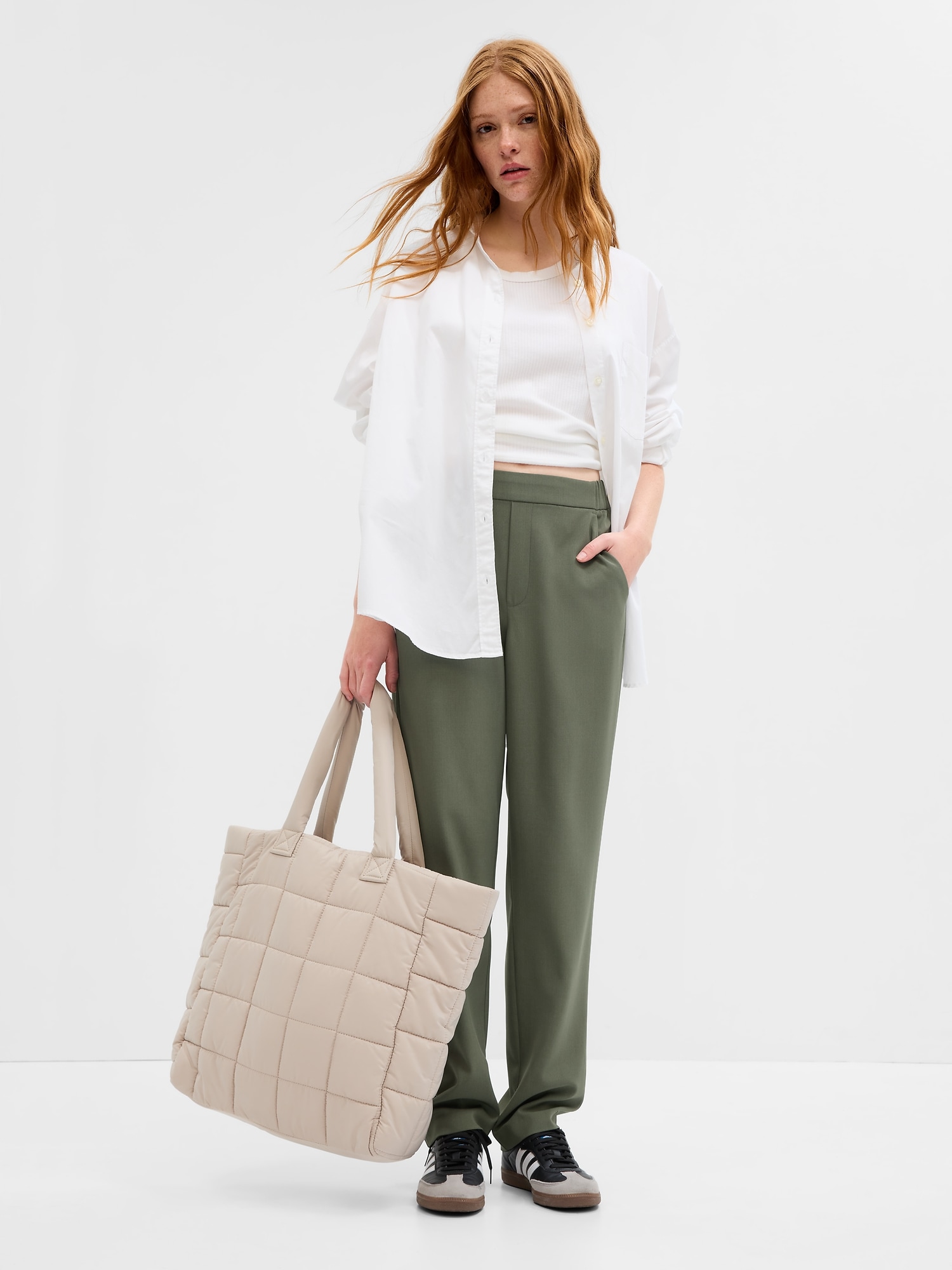 Crepe Easy Pants