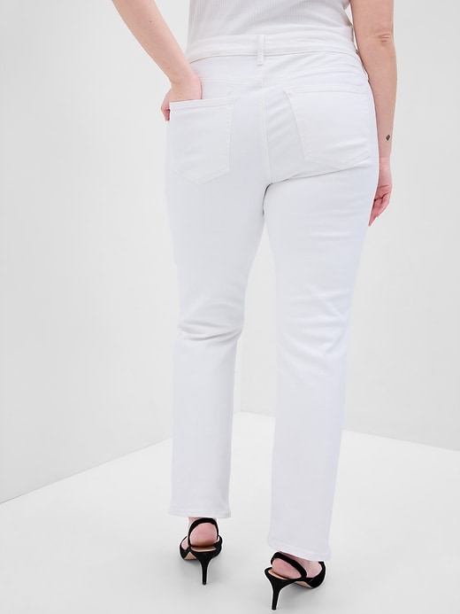 Image number 2 showing, Mid Rise Classic Straight Jeans with Washwell