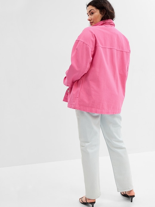 DONDUP 売れ筋商品|||ドンダップ シャツ トップス レディース Denim shirts Pink Linen Striped Shirt with Long Sleeves - Pink | Benetton