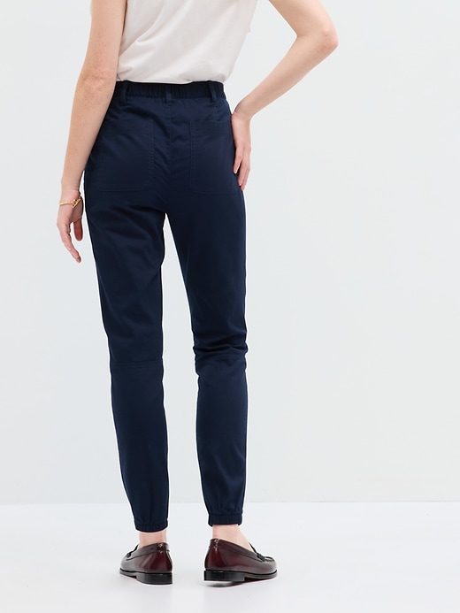 Image number 2 showing, Twill Girlfriend Joggers with Washwell