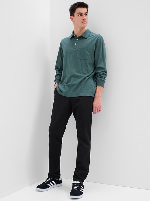 Image number 1 showing, GapFlex Essential Khakis in Slim Fit