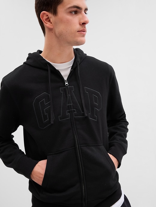 Image number 1 showing, Gap Logo Zip Hoodie