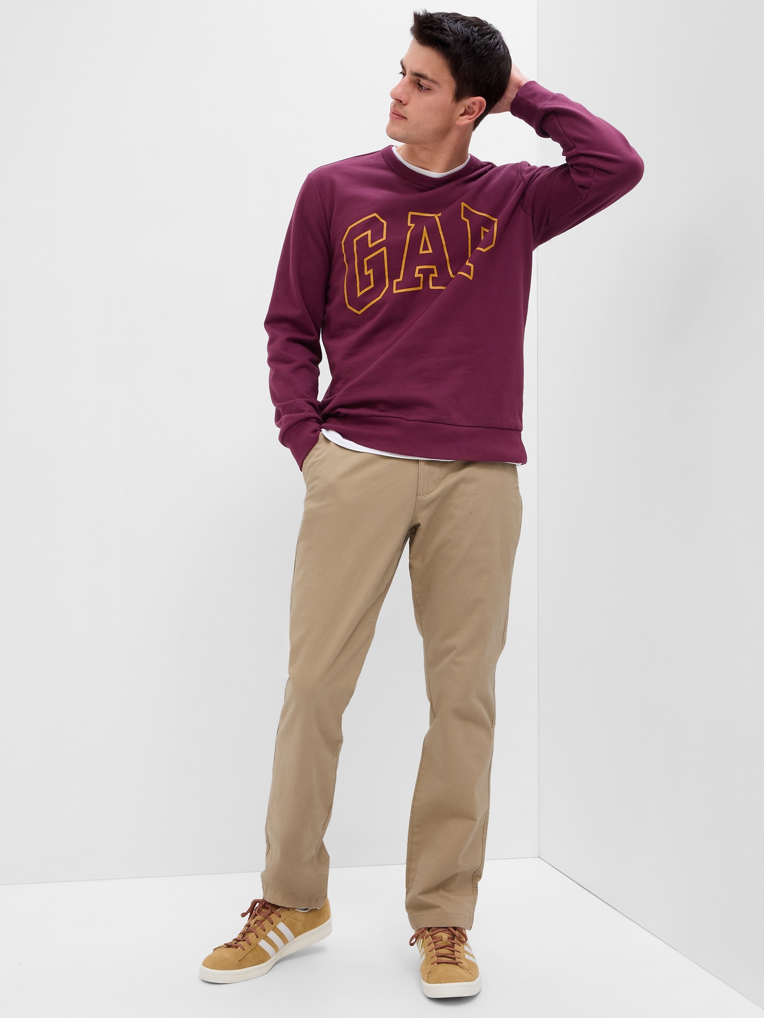 GapFlex Essential Khakis in Straight Fit