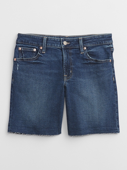 Image number 5 showing, 5" Mid Rise Denim Shorts with Washwell