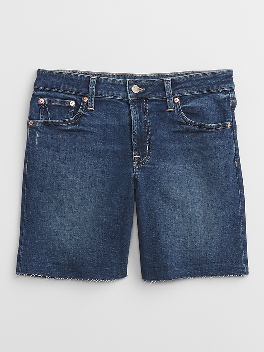 Image number 5 showing, 5" Mid Rise Denim Shorts