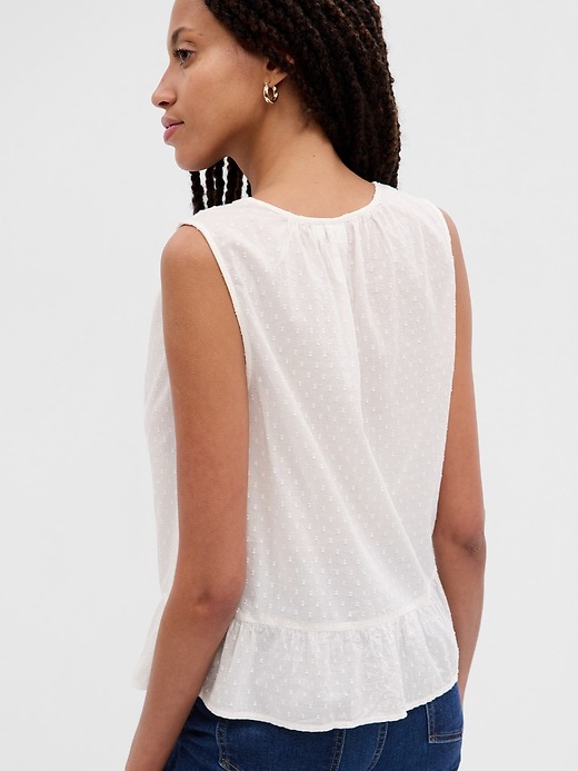 Image number 2 showing, Splitneck Peplum Top