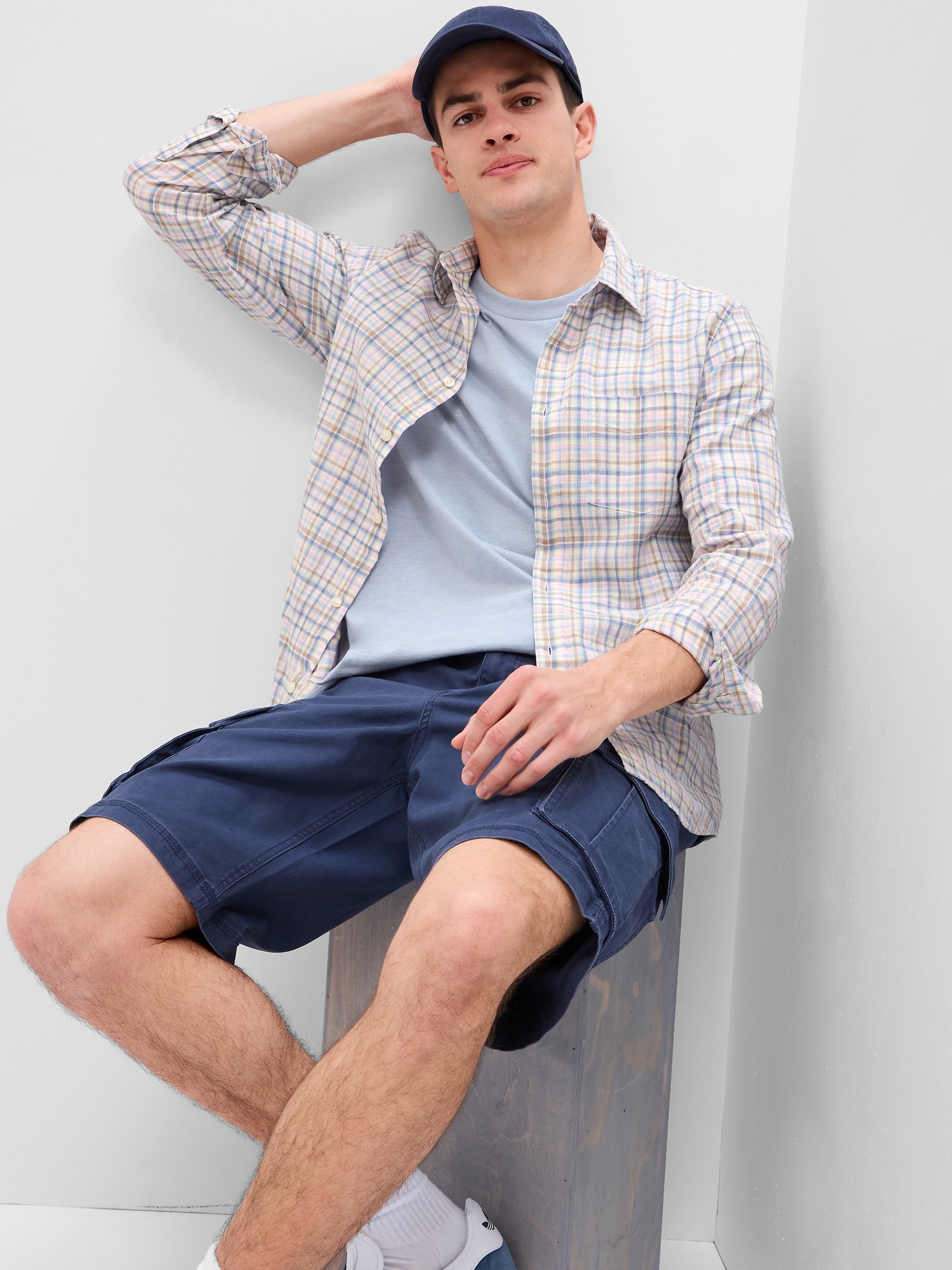 Linen-Cotton Shirt in Standard Fit