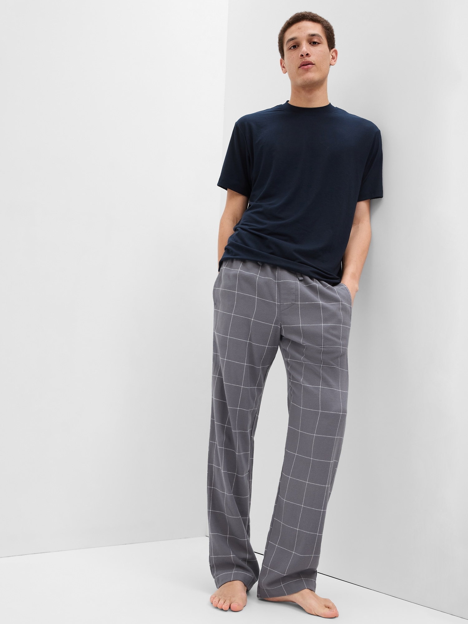 Relaxed Plaid Flannel PJ Pants