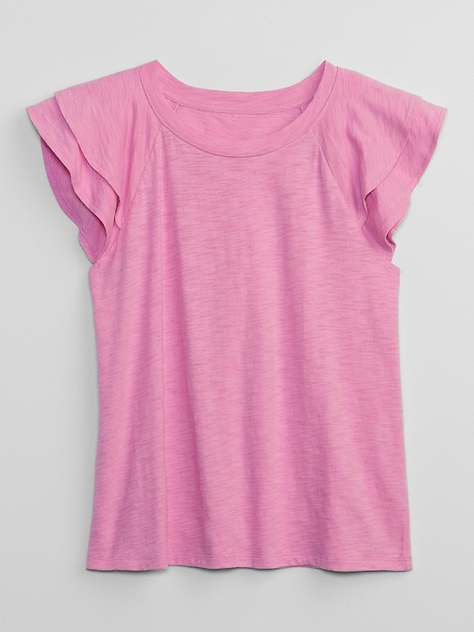 Image number 5 showing, Ruffle Sleeve T-Shirt