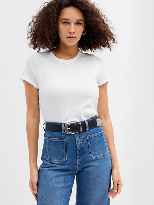 Gap Factory Women's ForeverSoft Crewneck T-Shirt (various sizes in white)