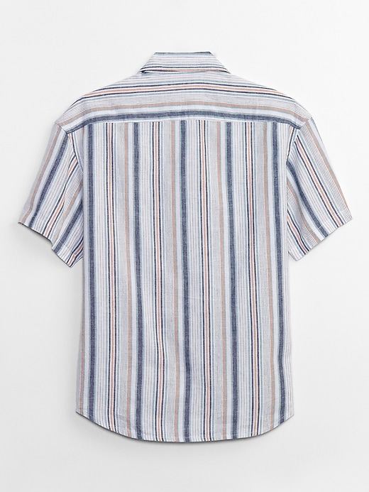 Image number 2 showing, Kids Linen-Blend Shirt