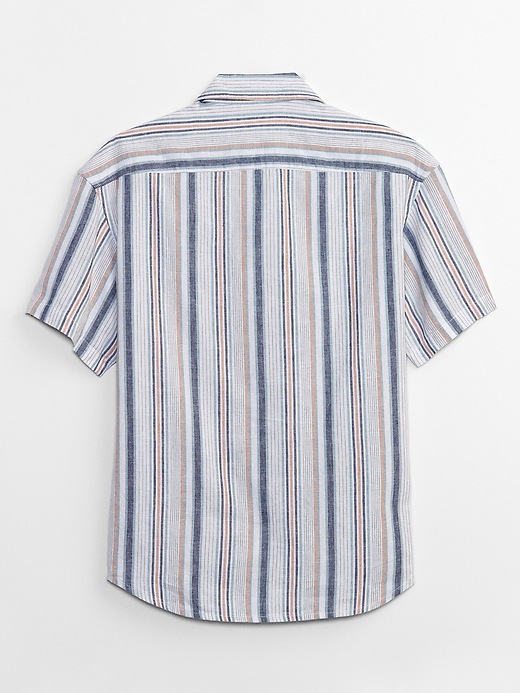 View large product image 2 of 2. Kids Linen-Blend Shirt