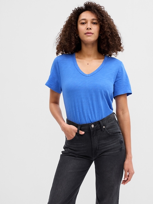 Image number 5 showing, ForeverSoft Relaxed V-Neck T-Shirt