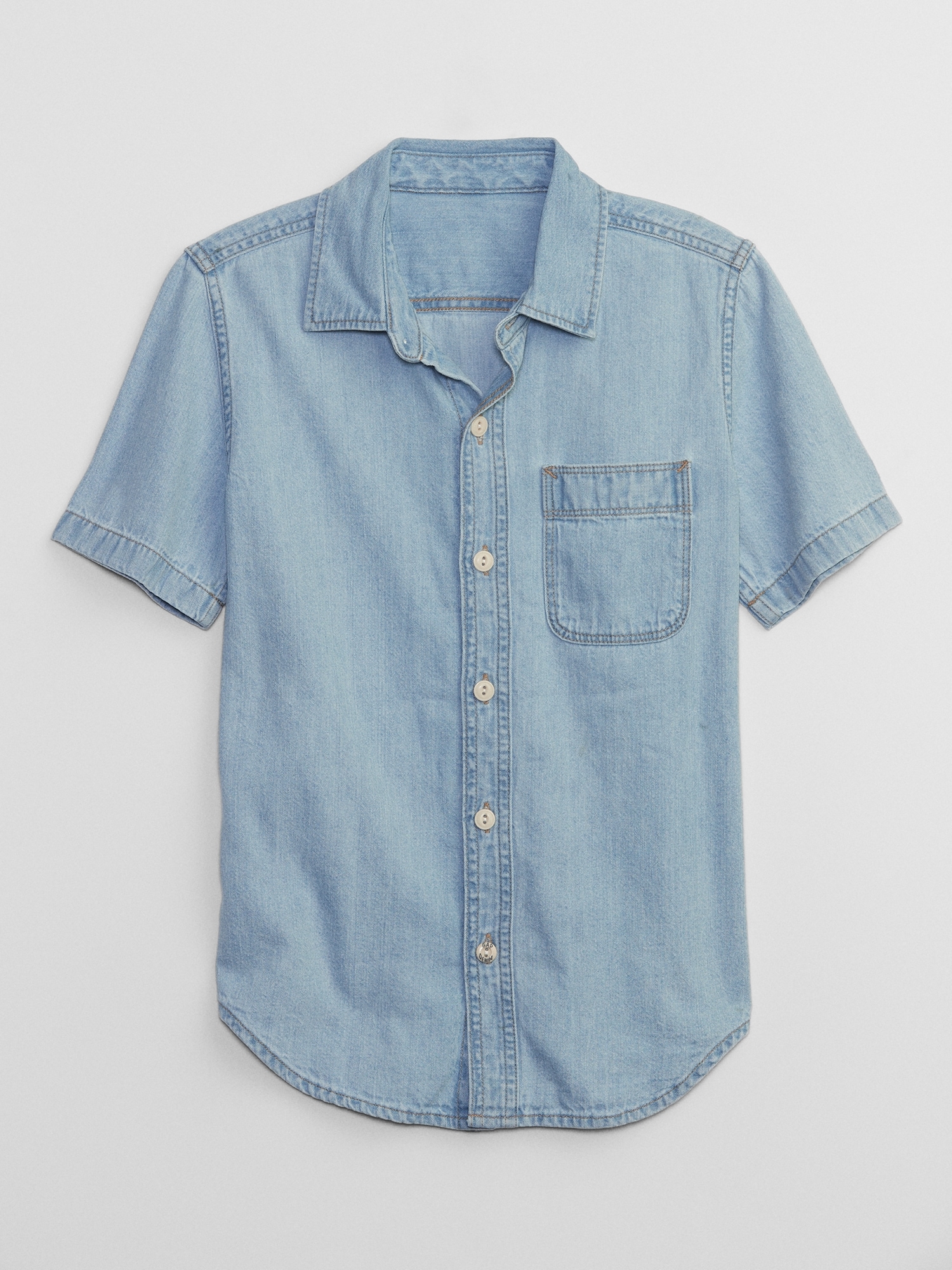 Kids Chambray Shirt with Washwell