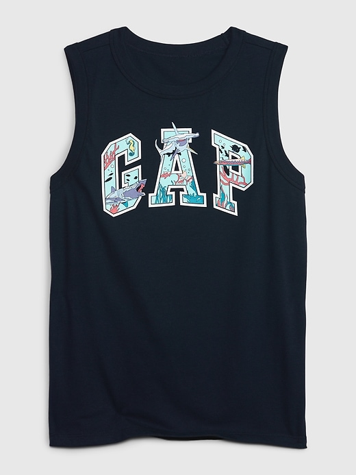 View large product image 1 of 1. Kids Graphic Muscle Tank Top