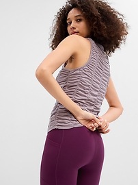View large product image 3 of 3. GapFit CoolDry Ruched Top