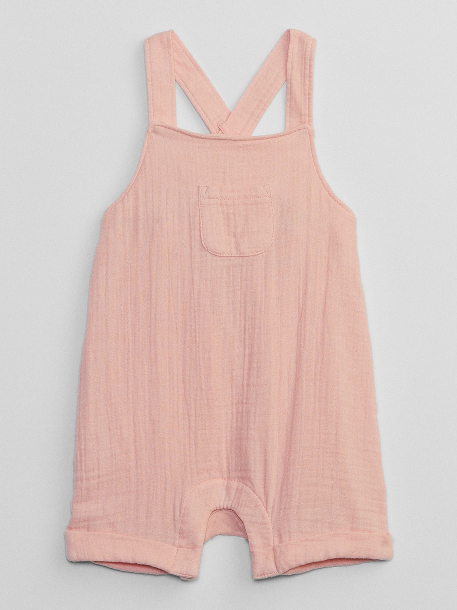 Baby Gauze Shortalls with Washwell