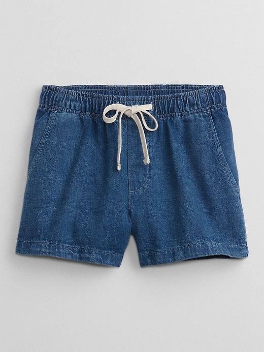Image number 5 showing, 3.5" Denim Pull-On Shorts with Washwell